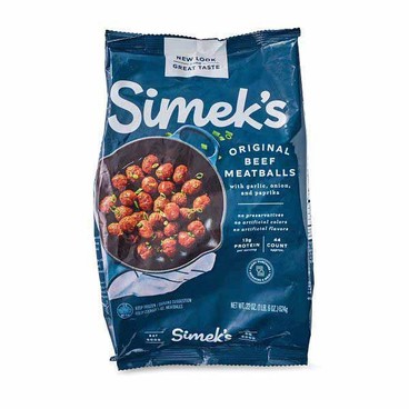 Simek's MeatballsBuy 1 Get 1 FREEFree item of equal or lesser price.
12 to 22-oz pkg.