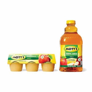 Mott's JuiceBuy 1 Get 1 FREEFree item of equal or lesser price.
64-oz bot. or Apple Sauce, 6-pk. 3.9 or 4-oz cup or 46 or 48-oz jar