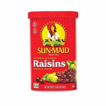 Sun-Maid California RaisinsBuy 1 Get 1 FREEFree item of equal or lesser price.
20-oz cnstr.