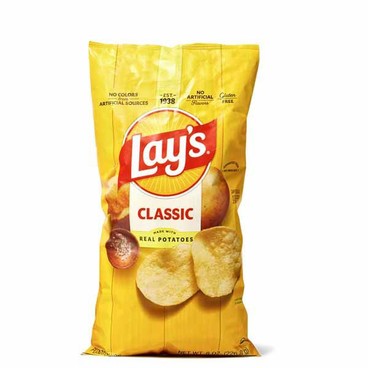 Lay's Potato ChipsBuy 1 Get 1 FREEFree item of equal or lesser price.
Or Doritos Tortilla Chips, 4.75 to 10.75-oz bag 
(Excluding Lay's Kettle Chips, Baked, Simply, and Party Size)