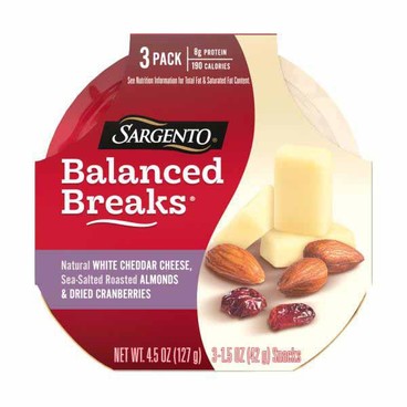Sargento Balanced Breaks SnacksBuy 1 Get 1 FREEFree item of equal or lesser price.
4 or 4.5-oz pkg.