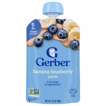 Gerber Baby FoodBuy 1 Get 1 FREEFree item of equal or lesser price. 
3.5-oz pouch