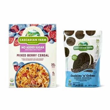 Cascadian Farm Organic CerealBuy 1 Get 1 FREEFree item of equal or lesser price.
12.5-oz box; or Organic Granola, 11-oz bag