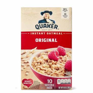 Quaker Instant OatmealBuy 1 Get 1 FREEFree item of equal or lesser price.
Or Instant Grits, 8.4 to 13.1-oz box