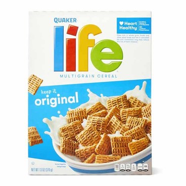 Quaker Life CerealBuy 1 Get 1 FREEFree item of equal or lesser price.
13-oz, or Cap'N Crunch, 10.3 to 12.6-oz box