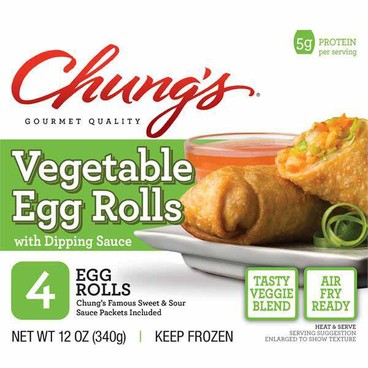 Chung's Gourmet Quality Egg RollsBuy 1 Get 1 FREEFree item of equal or lesser price.
Or Spring Rolls, 10 or 12-oz box