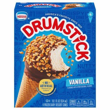 Nestl&eacute; Drumstick Sundae ConesBuy 1 Get 1 FREEFree item of equal or lesser price.
4-ct. box