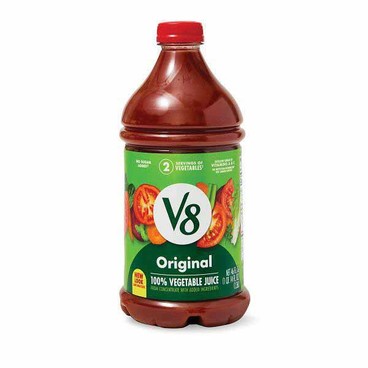 V8 100% Vegetable JuiceBuy 1 Get 1 FREEFree item of equal or lesser price.
Or 100% Vegetable & Fruit Blend Juice, Veggie Blend, or Non-Alcoholic Original Bloody Mary Drink Mix, 46-oz bot.
