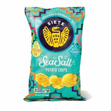Siete Kettle Cooked Potato ChipsBuy 1 Get 1 FREEFree item of equal or lesser price.
Or Grain Free Puff Snacks, 4 or 5.5-oz bag