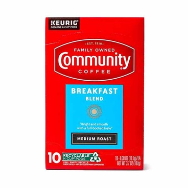Community Coffee K-Cup CoffeeBuy 1 Get 1 FREEFree item of equal or lesser price.
10 or 12-ct.; or Ground, 12-oz pkg.