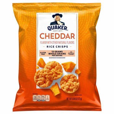 Quaker Rice CrispsBuy 1 Get 1 FREEFree item of equal or lesser price.
Or Rice Cakes or Corn Cakes, 4.47 to 7.23-oz bag