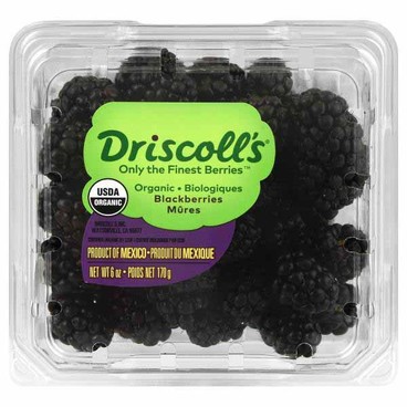 Organic BlackberriesBuy 1 Get 1 FREEFree item of equal or lesser price.
6-oz pkg.