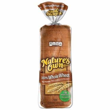 Nature's Own 100% Whole Wheat BreadBuy 1 Get 1 FREEFree item of equal or lesser price.
Or White Wheat, Hawaiian, or 100% Whole Grain, 20-oz loaf