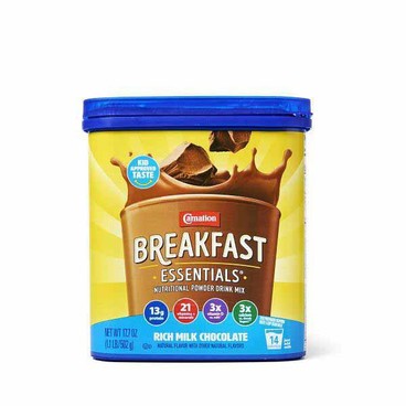 Carnation Breakfast Essentials Nutrition DrinkBuy 1 Get 1 FREEFree item of equal or lesser price.
Rich Milk Chocolate, 17.7-oz or 10 or 22-ct.; or Classic French Vanilla or High Protein Rich Milk Chocolate, 10-ct. box