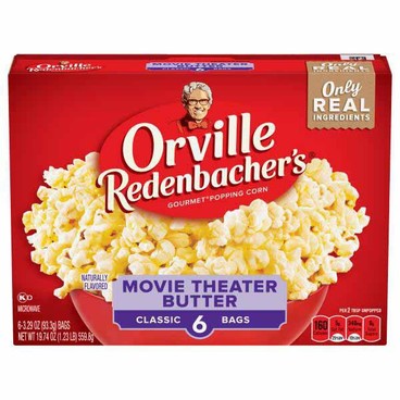 Orville Redenbacher's Gourmet Popping CornBuy 1 Get 1 FREEFree item of equal or lesser price.
3 to 12-ct. 8.7 to 19.75-oz box or 30-oz jar; or Angie's Boom Chicka Pop, 6-ct. 13.16 or 19.74-oz box; or Popcorn Oil, 13 or 16-oz bot.