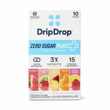 Dripdrop Electrolyte Hydration Drink MixBuy 1 Get 1 FREEFree item of equal or lesser price.
Powder Sticks, 10-ct. box
