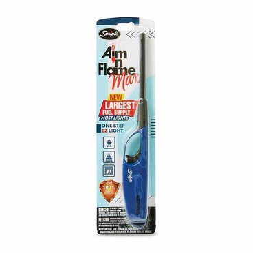 Scripto Multi-Purpose LighterBuy 1 Get 1 FREEFree item of equal or lesser price.
Aim 'n Flame Max or EZ-Squeeze; or Aim 'n Flame Assorted Torch or XL; or Regular & Torch, 1 or 2-ct. pkg.