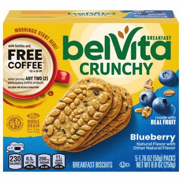 Belvita Breakfast BiscuitsBuy 1 Get 1 FREEFree item of equal or lesser price.
8.8-oz box