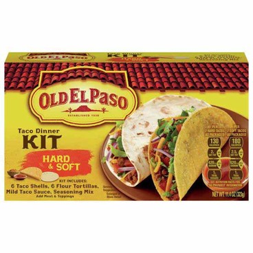 Old El Paso Taco Dinner KitBuy 1 Get 1 FREEFree item of equal or lesser price.
Or Fajita, Enchilada, Soft Taco Bake, or Burrito, 8.4 to 14-oz box