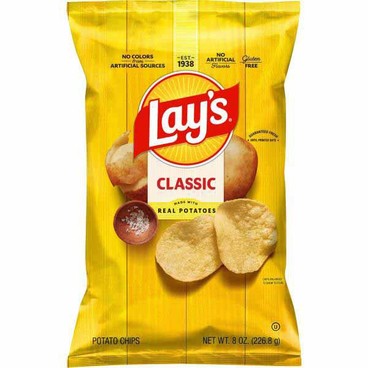 Lay's Potato ChipsBuy 1 Get 1 FREEFree item of equal or lesser price.
4.75 to 8-oz; or Kettle Cooked, 7.75 or 8-oz bag 
(Excluding Baked, Simply, and Party Size)