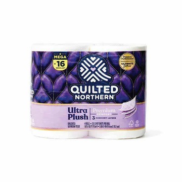 Quilted Northern Bathroom TissueBuy 1 Get 1 FREEFree item of equal or lesser price.
Mega Rolls, 4-roll pkg.