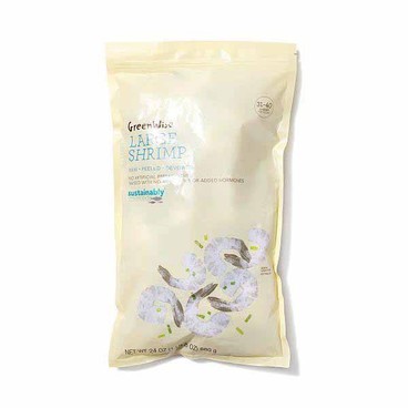 GreenWise Large White ShrimpBuy 1 Get 1 FREEFree item of equal or lesser price.
Peeled & Deveined, 31 to 40 per Pound, Sustainable, Farmed, Frozen, 24-oz pkg.