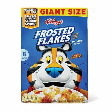 Kellogg's Frosted Flakes CerealBuy 1 Get 1 FREEFree item of equal or lesser price.
Giant Size, 28.5-oz; or Froot Loops, Giant Size, 23-oz box
