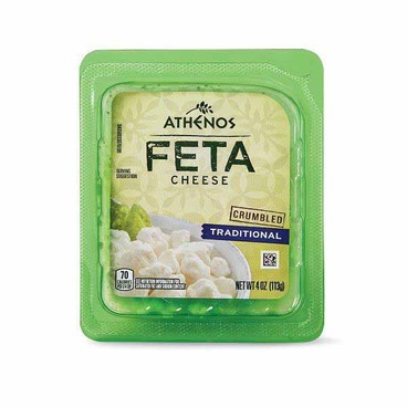 Athenos Traditional Crumbled Feta CheeseBuy 1 Get 1 FREEFree item of equal or lesser price.
Or Reduced-Fat; or Chunk, 3.5 to 8-oz pkg.; or Cacique Ranchero Queso Fresco Chunk Cheese, Mexican Table Cream, or Cotija Cheese, 10 or 15-oz pkg.