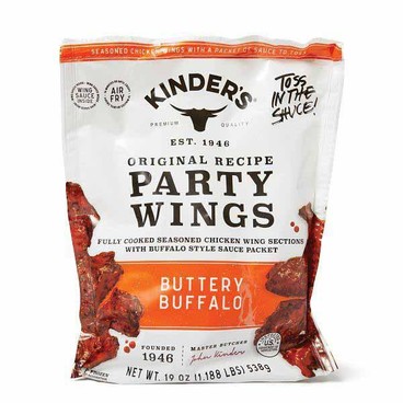 Kinder's Party Wings Chicken WingsBuy 1 Get 1 FREEFree item of equal or lesser price.
19-oz bag; or Skinny Butcher Crazy Crispy Chicken, 24-oz pkg.