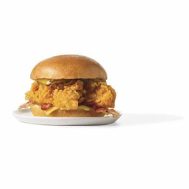 Publix Crispy Chicken SandwichBuy 1 Get 1 FREE eachFree item of equal or lesser price.
Hand Breaded Fried Chicken Tender, American Cheese, Bacon, Dill Pickle Chips, Mayonnaise and Mustard Mix on a Brioche Roll