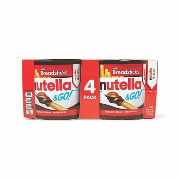 Nutella & Go! SnacksBuy 1 Get 1 FREEFree item of equal or lesser price.
4-pk. 7.3 or 7.6-oz pkg.