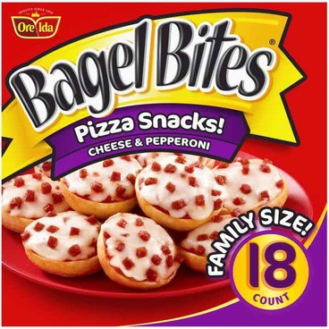 Bagel Bites Pizza Snacks or Mini Bagel DogsBuy 1 Get 1 FREEFree item of equal or lesser price.
9 to 18-ct. 7 to 14-oz box