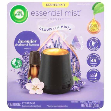 Air Wick Essential Mist Spray KitBuy 1 Get 1 FREEFree item of equal or lesser price.
Lavender & Almond Blossom or Linen & Petals, 1-ct. pkg.