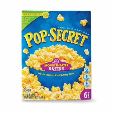 Pop-Secret Premium PopcornBuy 1 Get 1 FREEFree item of equal or lesser price.
9.6 to 38.4-oz pkg.; or Kernel Season's: Popcorn Seasoning, 2.7 to 3.1-oz jar; or Flavored Spritzer Movie Theater Butter, 5-oz bot.