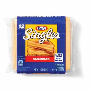 Kraft American Cheese SinglesBuy 1 Get 1 FREEFree item of equal or lesser price.
8-oz pkg.; or Velveeta Prepared Cheese Slices, 12-oz pkg.