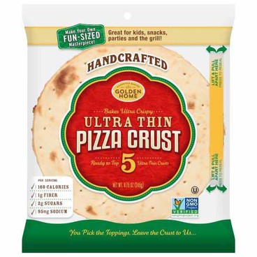 Golden Home Pizza CrustBuy 1 Get 1 FREEFree item of equal or lesser price.
Ultra Thin or Classic, 5.25 to 24-oz pkg.