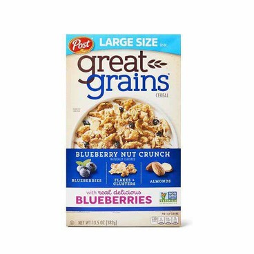 Post Great Grains CerealBuy 1 Get 1 FREEFree item of equal or lesser price.
13 to 16-oz box