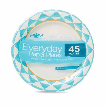 Homworks Paper PlatesBuy 1 Get 1 FREEFree item of equal or lesser price.
24 to 45-ct. pkg. 
(Excluding 10" Ultra, 40-ct. pkg.)