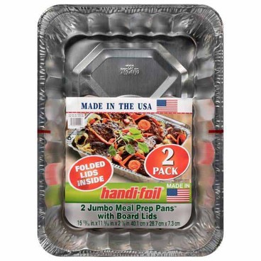 Handi-foil Meal Prep PansBuy 1 Get 1 FREEFree item of equal or lesser price.
With Lids, 2 to 5-ct. pkg.