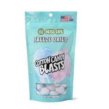Bliss Life Freeze Dried CandyBuy 1 Get 1 FREEFree item of equal or lesser price.
Cotton Candy Blasts, Watermelon, or Blue Raspberry, 1.5-oz bag