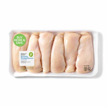 Publix Boneless Skinless Chicken BreastBuy 1 Get 1 FREEFree item of equal or lesser price.
97% Fat Free, USDA Grade A, 4 lbs or More Package