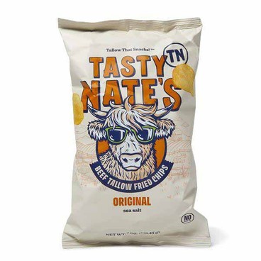 Tasty Nate's Beef Tallow Fried ChipsBuy 1 Get 1 FREEFree item of equal or lesser price.
Original Sea Salt or Game Day BBQ, Located in the Deli, 7-oz pkg.