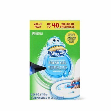 Scrubbing Bubbles Toilet Cleaning GelBuy 1 Get 1 FREEFree item of equal or lesser price.
4-ct. or Bathroom Cleaners: Easy Clean, 13.58-oz or 2-pk. 100g pkg.