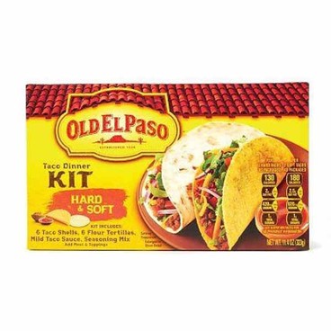 Old El Paso Taco Dinner KitBuy 1 Get 1 FREEFree item of equal or lesser price.
Or Fajita, Enchilada, or Burrito, 8.4 to 14-oz; or Refried Beans, 16-oz pkg.