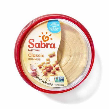 Sabra HummusBuy 1 Get 1 FREEFree item of equal or lesser price.
Classic, Garlic, With Roasted Pine Nuts, or Fire Roasted Red Pepper, Located in the Deli, 15-oz pkg.
