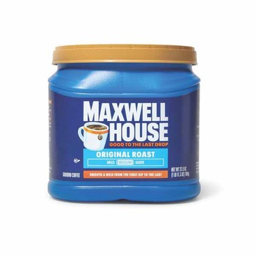 Maxwell House Ground CoffeeBuy 1 Get 1 FREEFree item of equal or lesser price.
23.1 to 27.5-oz can