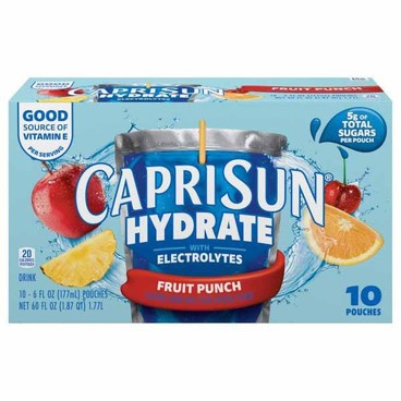 Caprisun Hydrate DrinksBuy 1 Get 1 FREEFree item of equal or lesser price.
10-pk. 6-oz box