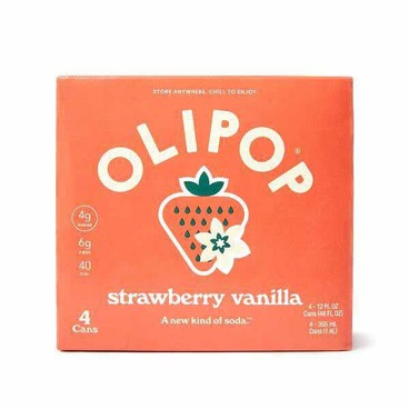 4-Pack Olipop Prebiotic SodaBuy 1 Get 1 FREEFree item of equal or lesser price.
12-oz can