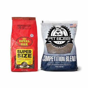 Royal Oak CharcoalBuy 1 Get 1 FREEFree item of equal or lesser price.
Briquets, 10 to 14.6-lb.; or Pit Boss BBQ Hardwood Pellets, 20-lb; or Lump Charcoal, 8.8-lb bag