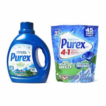 Purex Laundry DetergentBuy 1 Get 1 FREEFree item of equal or lesser price.
59 to 66-oz or 28 or 35-ct. pkg.